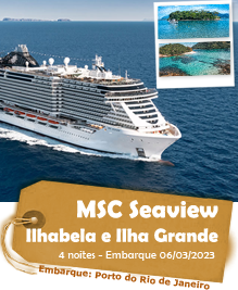 MSC Seaview - Conheça Ilhabela e Ilha Grande - 4 noites - Embarque em 06/03/2023