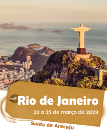 Rio de Janeiro - Saída de Aracaju - 22 a 25 de março de 2023